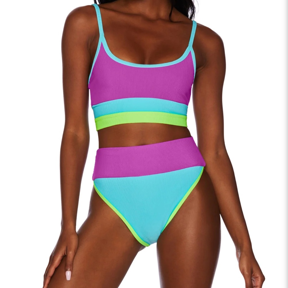 New with tags Beach Riot Eva swim top